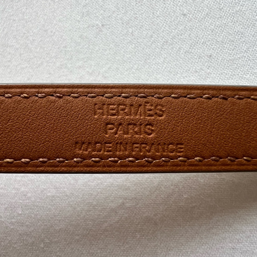 Hermes Kelly Double Tour Bracelet Craie Rose Gold Hardware T1 - Picture 6 of 8